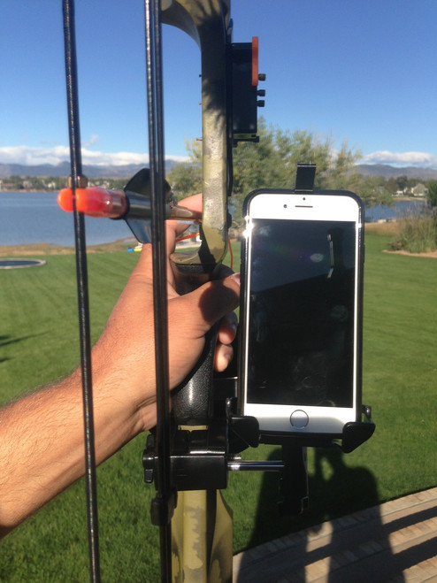iPhone bow mount front view