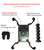 This is what is included with the Caddie Buddy iPad 1,2,3,4 Tripod mount