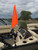 Orange Safety Flag for Pontoon Boats