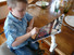 iPad Mount Clamped to table