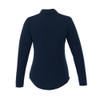 Navy - Back, 96255 Elevate Women's Mori Long Sleeve Polo Shirt | imprintables.ca