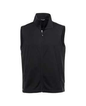 Black - 18504 Elevate Men's Boyce Knit Vest | imprintables.ca