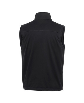 Black, Back - 18504 Elevate Men's Boyce Knit Vest | imprintables.ca