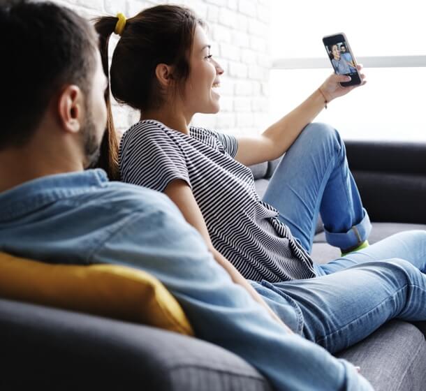 For Any Room- Girl Taking a Selfie