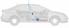 Wilson MobileMaxx 3G Cell Phone Signal Booster Kit - 460111 - Car Diagram
