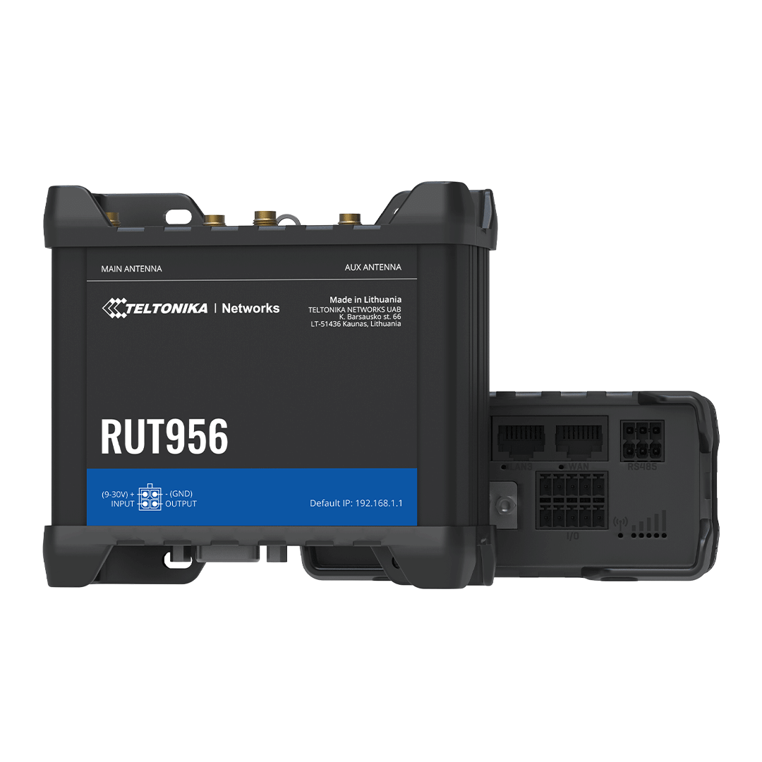 RUT956 4G Industrial Cellular Router by Teltonika Networks