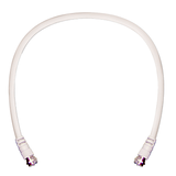 Wilson 2' White RG6 Low-loss Coax Cable - 950602 - Front