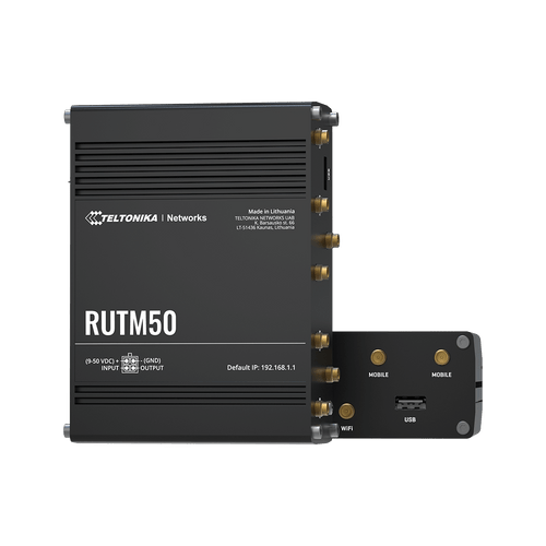 Teltonika RUTM50 5G Cellular Router - TELRUTM50000000 - Front Teltonika RUTM50 5G Cellular Router - TELRUTM50000000 - Front