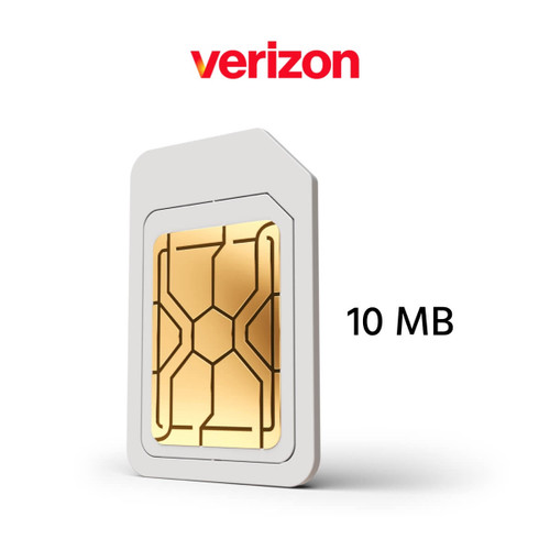 Monthly 10 MB Verizon Cellular Data Plan Subscription