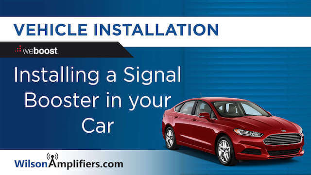 Install a Signal Booster in a Car
