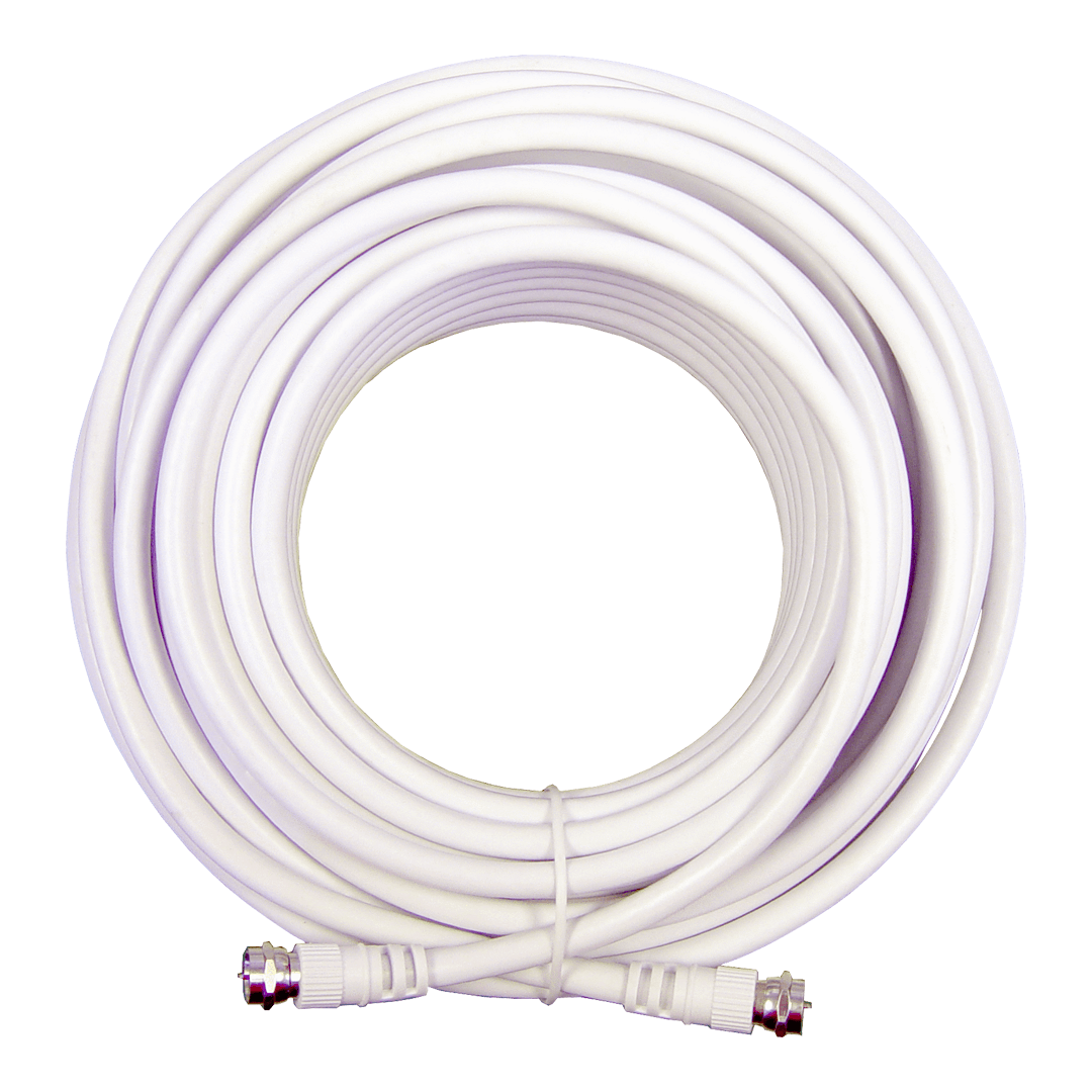 Wilson 950620 - 20' White RG6 Low-loss Coax Cable