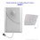 Wilson 304471 Ceiling Mount Panel Antenna 700-2700Mhz 75 ohms Multi Band, with label