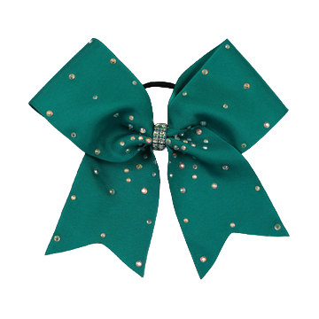 1231- Solid Grosgrain with Classic Rhinestones