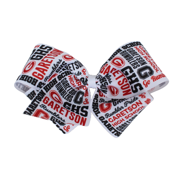 1469- Sublimation Full Text Fluffy Bow