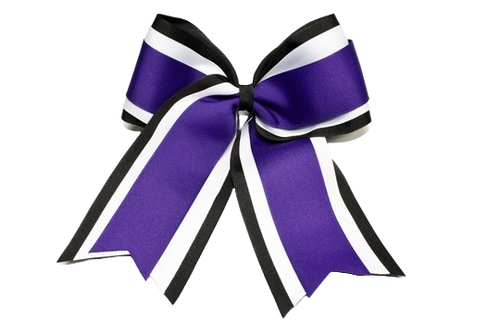 438- Large Three-Layer Cheer Bow with Tails