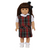 FT109- Drop-Waist Doll Jumper, Blouse and Bow for 18 inch doll (Plaid or Solid)