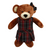 FT113- Drop-Waist Bear Jumper and Bow (Plaid or Solid)