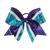 1274- Tri-Color Bow with Classic Rhinestones