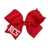 1473H- Fluffy Bow with Initials