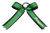 227H- Two-Layer Bow w/Tails and Lettering