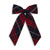 804 - Plaid Long Tail Bow