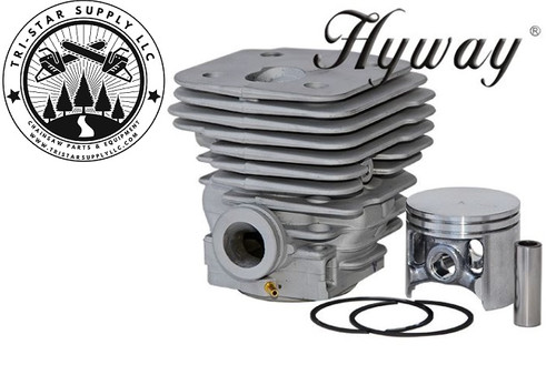 Hyway Nikasil Big Bore Cylinder Kit 58mm for Husqvarna 395, 395XP Replaces 503-99-39-71