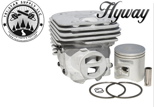 Hyway Nikasil Cylinder Kit 50mm for Husqvarna 365 X-Torq Replaces 575-77-41-01