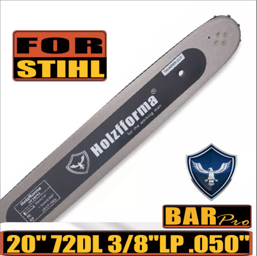 Holzfforma Pro 20" 3/8 .050 72DL Guide Bar For STHL Mount 3003/D025