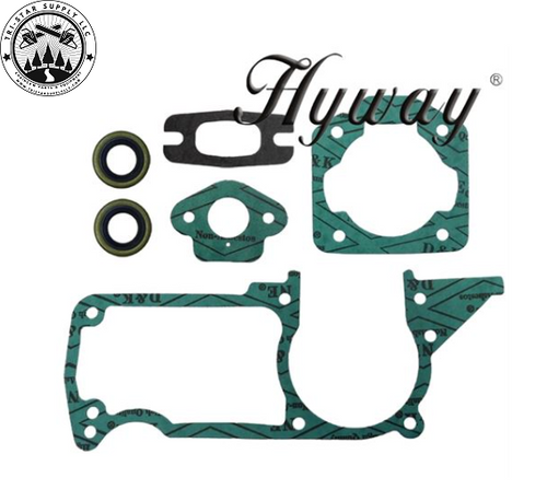Hyway Gasket Set for Husqvarna 55, 51 Replaces 501-76-18-02
