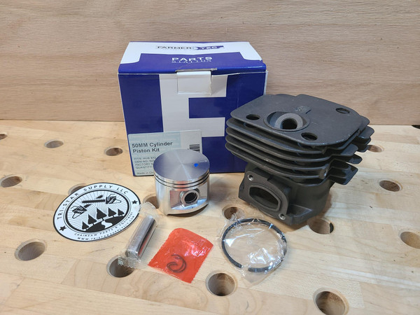 Cylinder Piston KIT For 50MM Husqvarna 362 365 371 372 Saw OEM 503 69 10 73