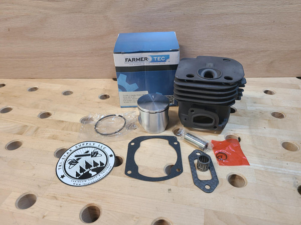 Husqvarna 362 365 371 372 48MM Cylinder Piston WT Ring Pin Circlip 503 69 10 73