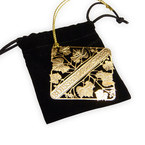 Etched Brass Ornament (No Color) Etched Brass Ornament (No Color)