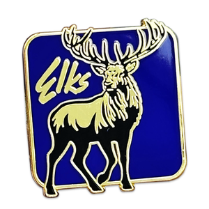 (SKU:1679) Elks - Standing Elk Purple Background (SKU:1679) Elks - Standing Elk Purple Background