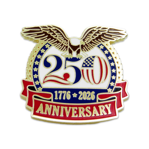 (SKU:1559) America 250 Years Lapel Pin – Gold Finish
