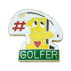 #1 Golfer Lapel Pin