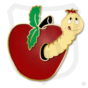 Apple w/Worm Apple w/Worm