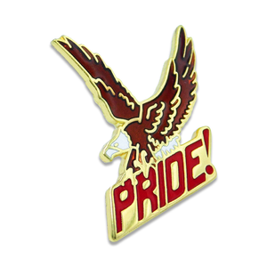(SKU:435) Eagle / Hawk Pride Lapel Pin (SKU:435) Eagle / Hawk Pride Lapel Pin