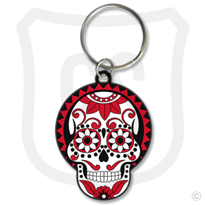 Sugar Skull (Day of the Dead) White & Red Sugar Skull (Day of the Dead) White & Red