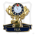 (SKU:1627) 3D Elks P.E.R. (Past Exalted Ruler) Lapel Pin – 1” Gold Finish