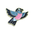 Bullfinch Bird Lapel Pin