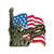 (SKU:169) Citizenship Award Lapel Pin in Brass Finish.