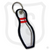 Classic Bowling Pin w/ Grommet & Key Ring