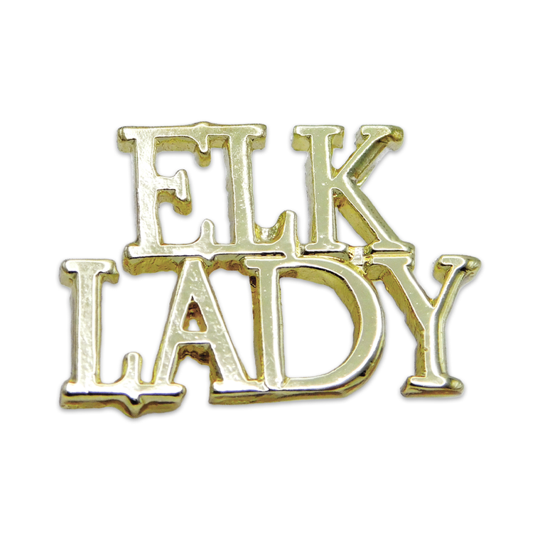 Elk Lady Lapel Pin