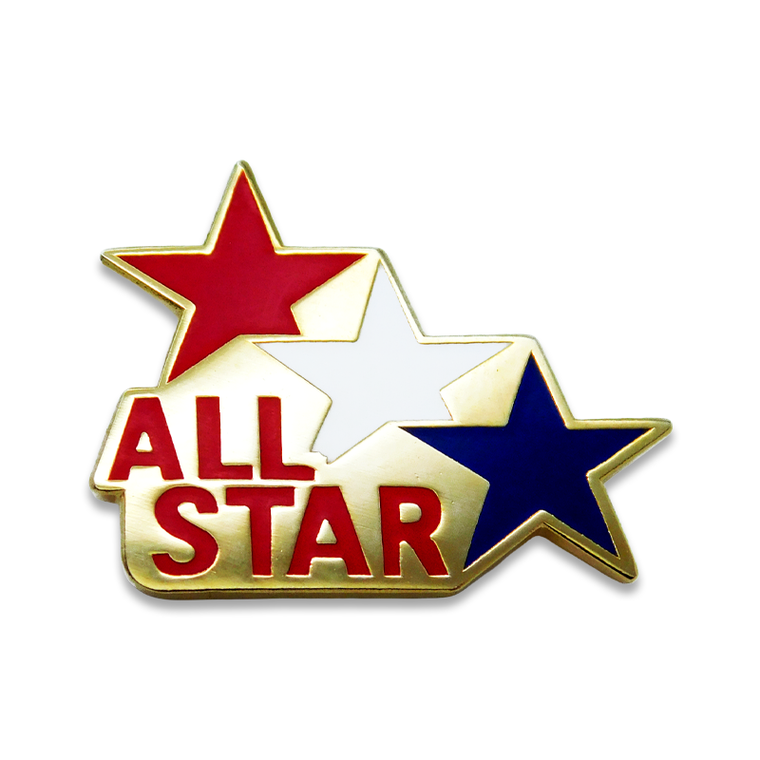 All Stars Lapel Pin