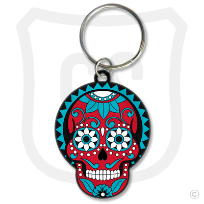 Sugar Skull (Day of the Dead) Red & Blue