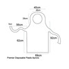 Disposable Plastic Aprons Roll White