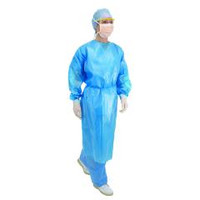 Blue Long Sleeve Fluid Protection Gowns
