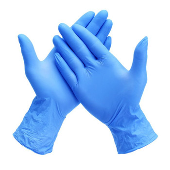 Nitrile Gloves, Blue, Powder Free, Non Sterile x100