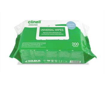 Clinell Universal Sanitising Wipes CW200 (200)