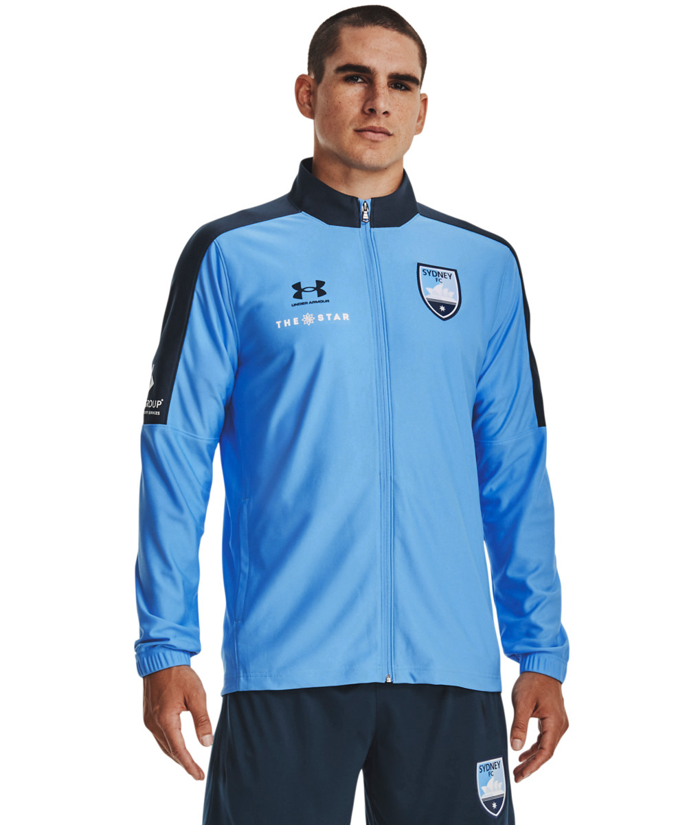 Sydney FC 22/23 UA Adults Challenger III Track Jacket Sky Blue